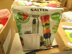 Salter - Nutritwist 500w Stick Blender - Unchecked & Boxed.