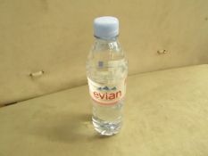 24x 50cl Evian - Natural Mineral Water - BBE 22/11/20 - Unused & Boxed.