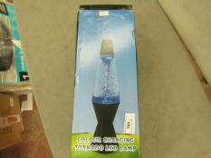 Innoteck Colour Changing Tornado LED Lamp. Boxed but untested