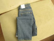 MNG - Slim Cropped/ Mid Waist Jeans - Size 36 - Unused with Tags.