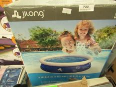 Jilong 240cm x 63cm Paddling pool. Boxed but unchecked