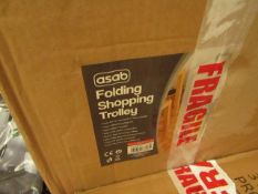 Asab Folding Shoopong Trolley. Boxed