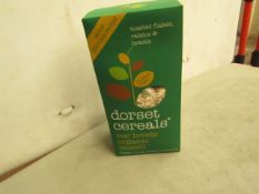 4x Dorset Cereals - Organic Muesli (Toasted Flakes Raisins & Brazils - All Unused & Boxed.