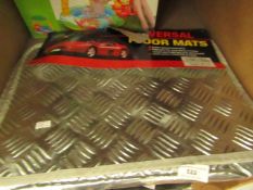 Set of 4 Universal Vehicle Floor Mats. Unused