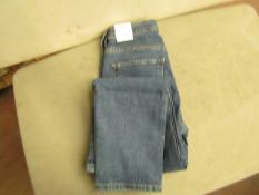 MNG - Slim Cropped/ Mid Waist Jeans - Size 36 - Unused with Tags.