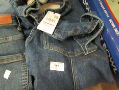 Mango - Denim Dungaree - Size 10 - Unused With Original Tags.