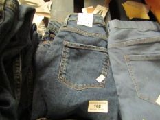 MNG - Slim Cropped/ Mid Waist Jeans - Size 34 - Unused with Tags.