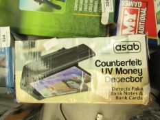 Asab - Counterfeit UV Money Detector - Unchecked & Boxed.