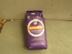 Cafedirect - Medium Roast Fresh Ground Coffee 750g - Unused & Packaged.
