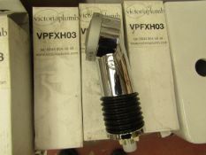 Victoria Plumb shower head, new and boxed.