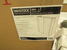 TaviStock IDEA double door illuminated cabinet, new and boxed.