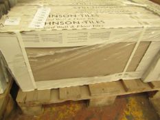 2x Packs of 5 Natural Mink Matt Finish 300x600 wall and Floor Tiles By Johnsons, New, the RRP per