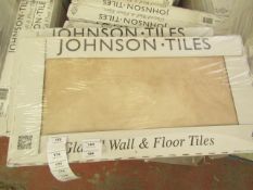 2x Packs of 5 NAT Beauty Sand 300x600 wall and Floor Tiles By Johnsons, New, the RRP per pack is £