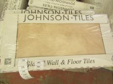 2x Packs of 5 NAT Beauty Sand 300x600 wall and Floor Tiles By Johnsons, New, the RRP per pack is £