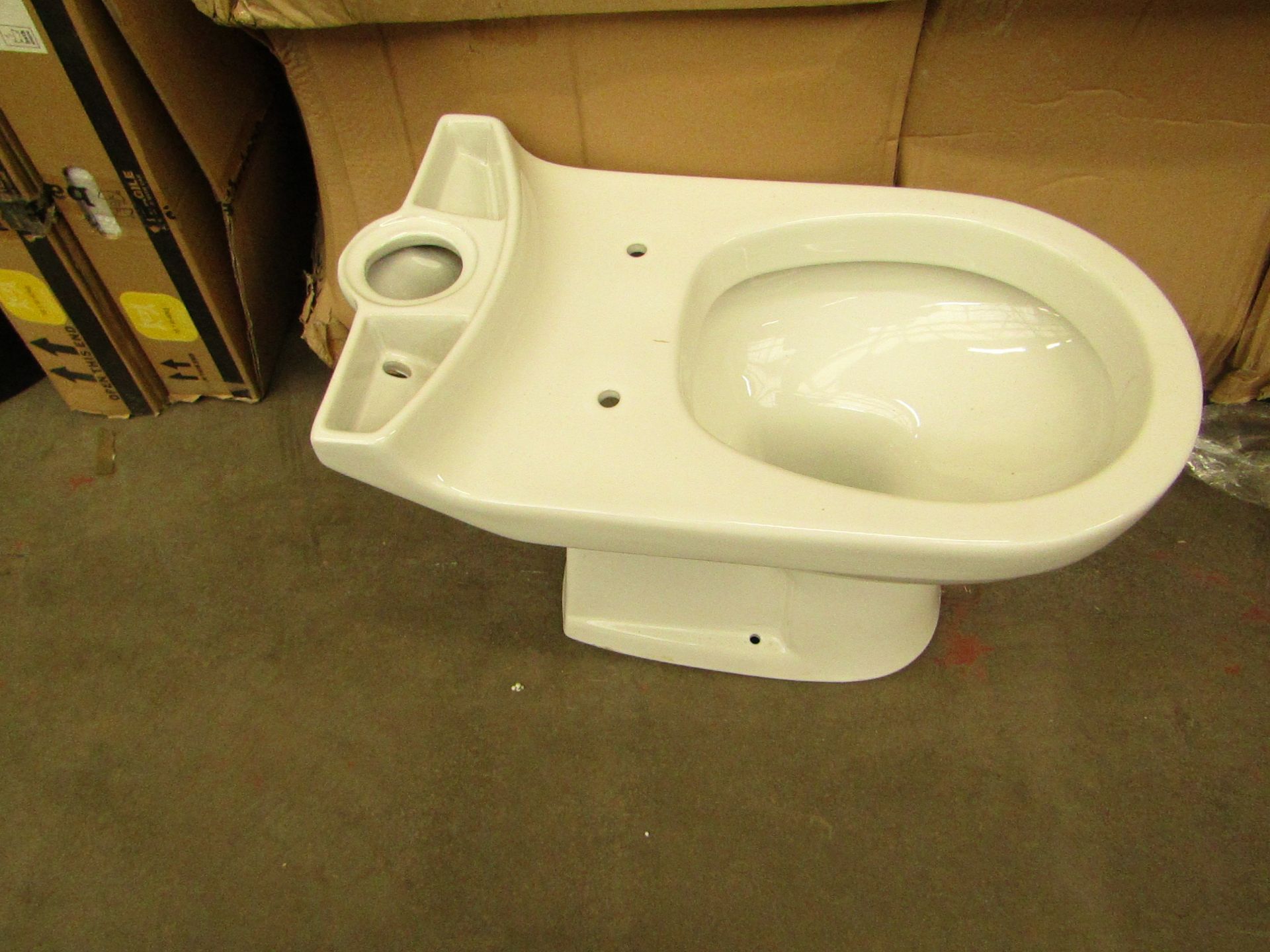 Victoria Plumb PAN1060 toilet pan, new and boxed.