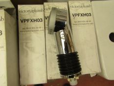 Victoria Plumb shower head, new and boxed.