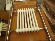 Clematis towel radiator, item is unchecked and may contain marks, cosmetic damage and more.