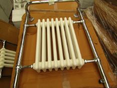 Clematis towel radiator, item is unchecked and may contain marks, cosmetic damage and more.