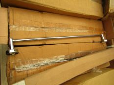 4x Single towel rails, new and boxed.