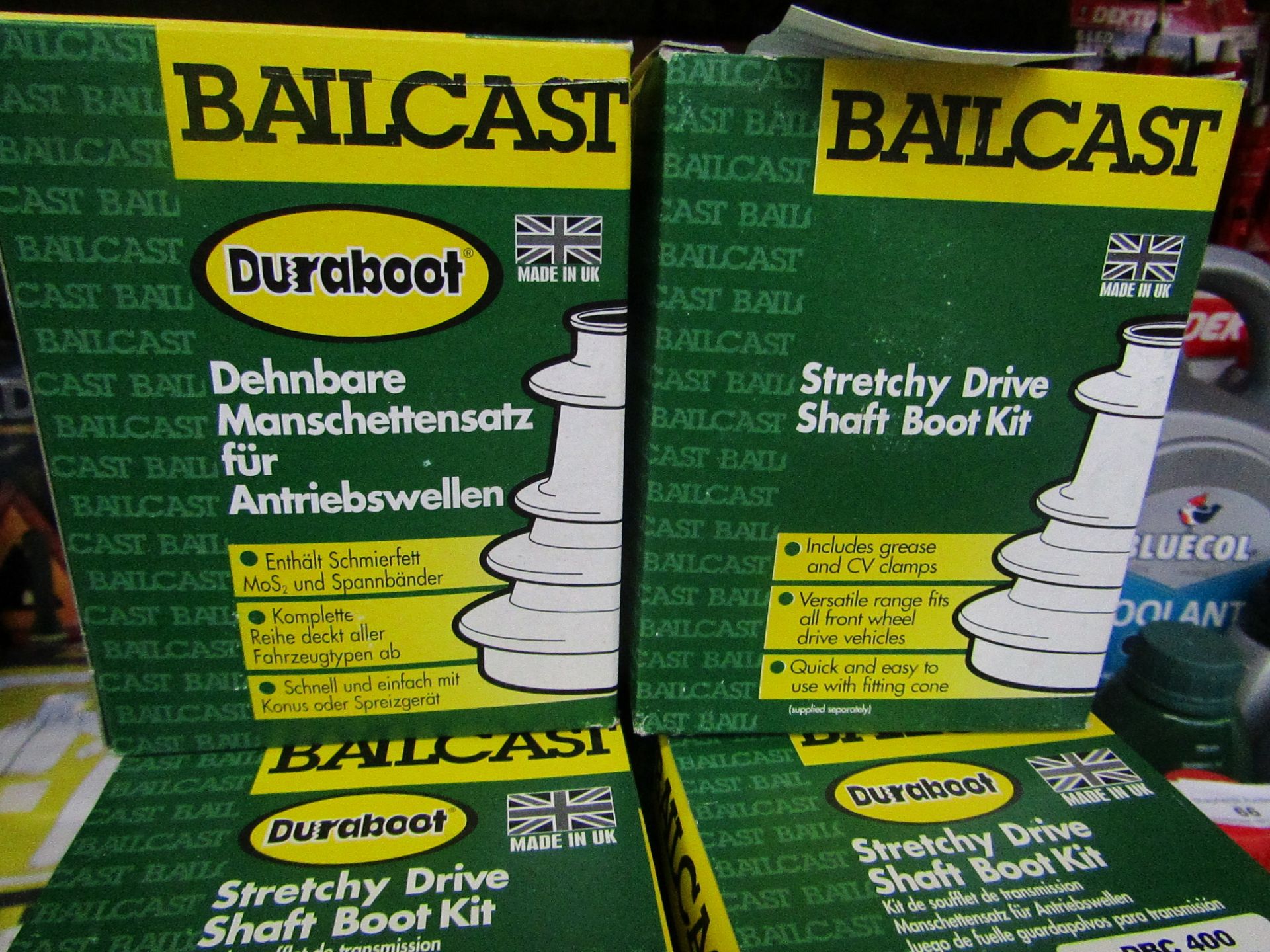 2x Bailcast - CV Boots (Include Grease) - All Unused & Boxed.