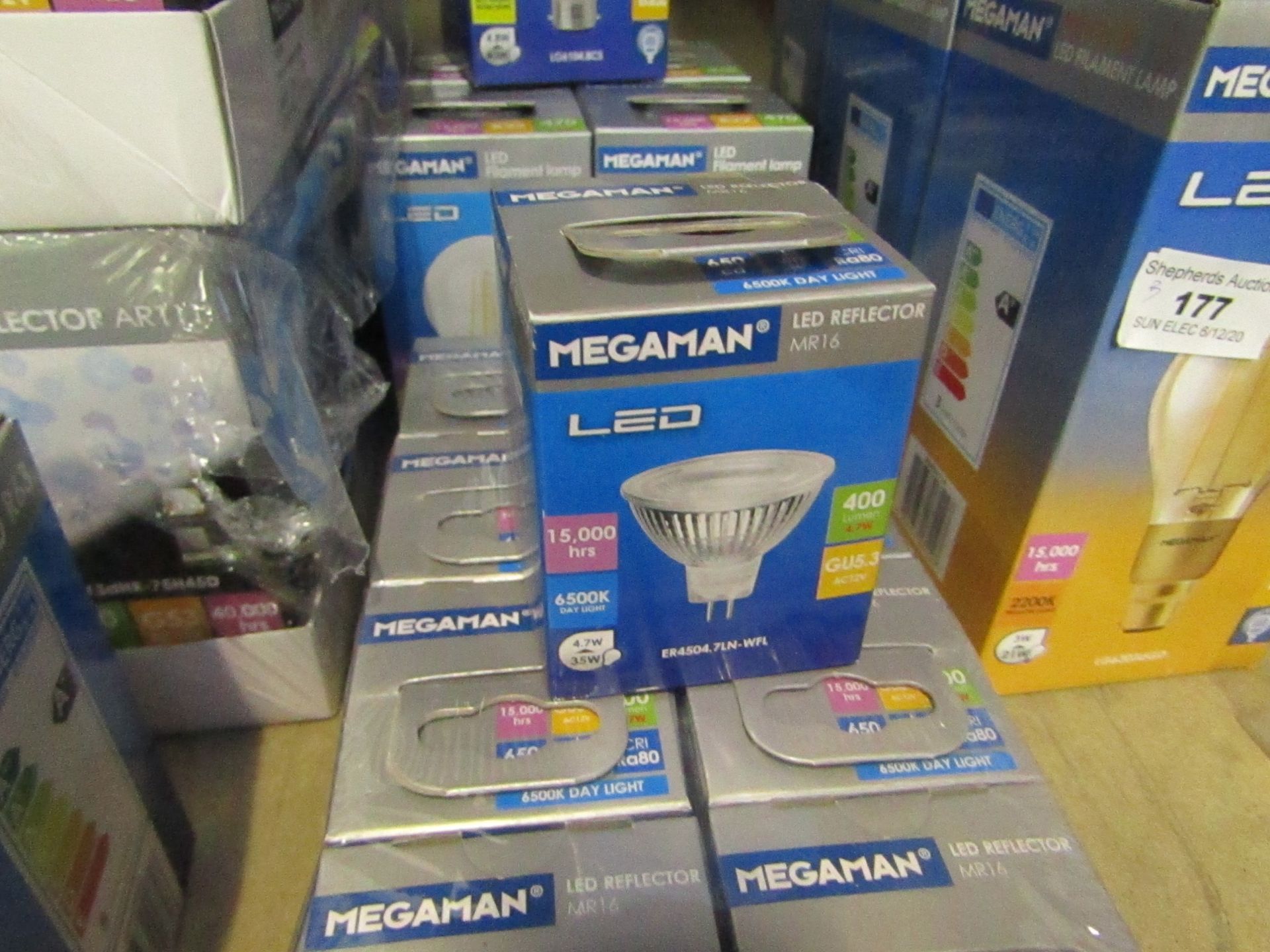 Megaman LED bulb, new and boxed. 400 Lumens / GU5.3 / 15,000Hrs RRP Circa £19.99