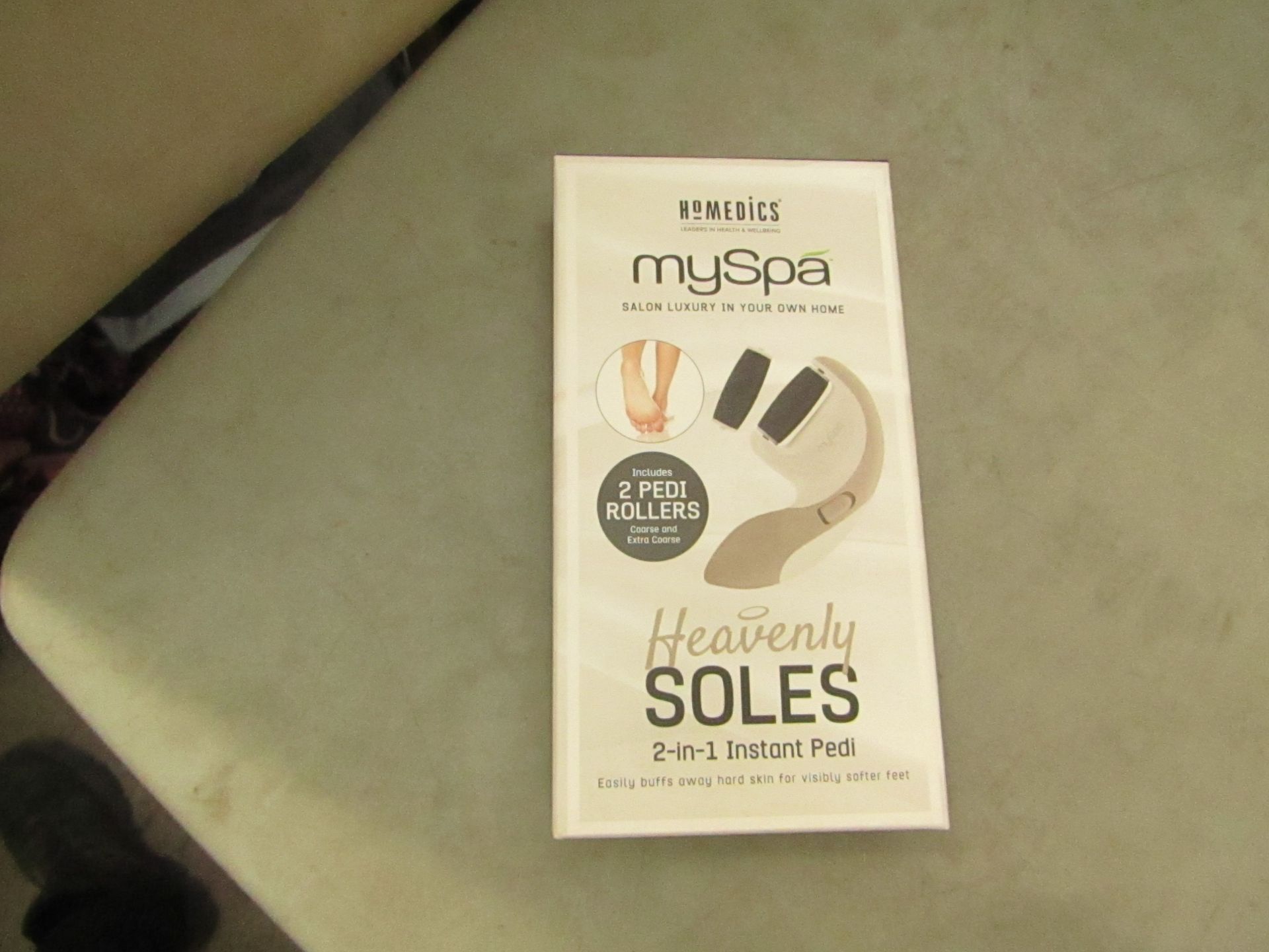 Homedics My Spa 2 in 1 Instant Pedi. New & boxed. Some boxes maybe slightly damaged but products are