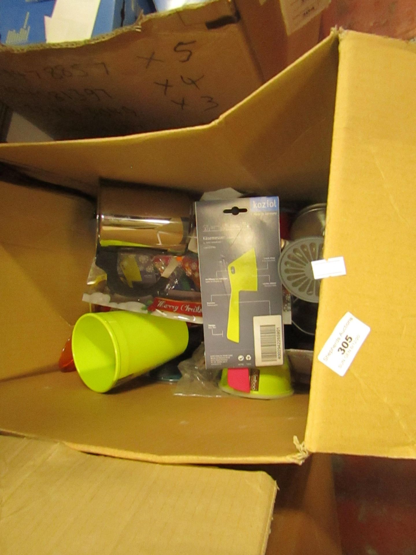 Box of Approx 15 Items. Being KitchenItems & Some toys