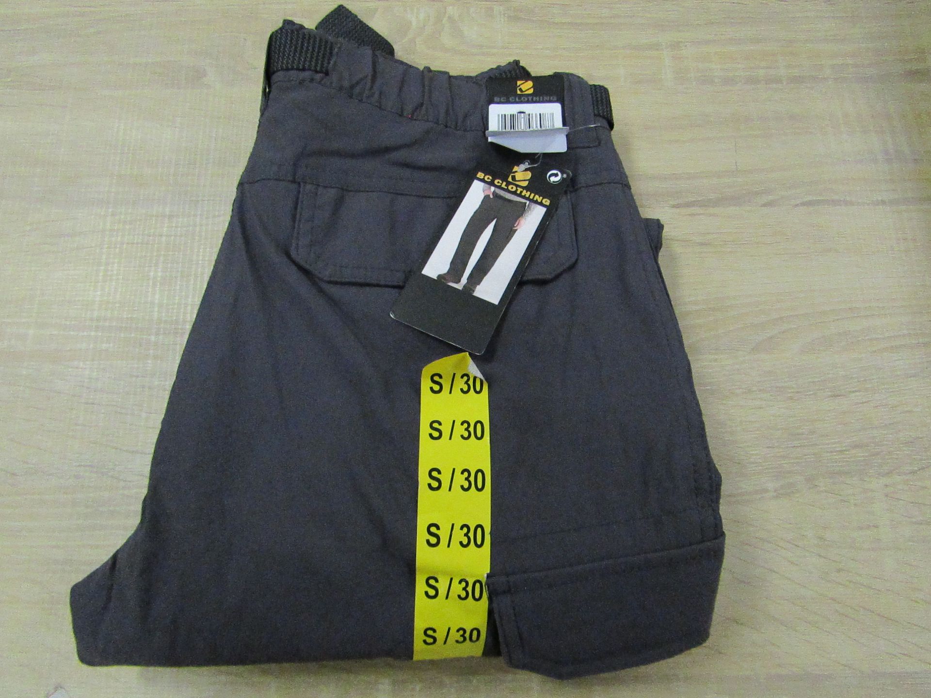 Bc Clothing Lined trousers Grey size S/30 New with Tags