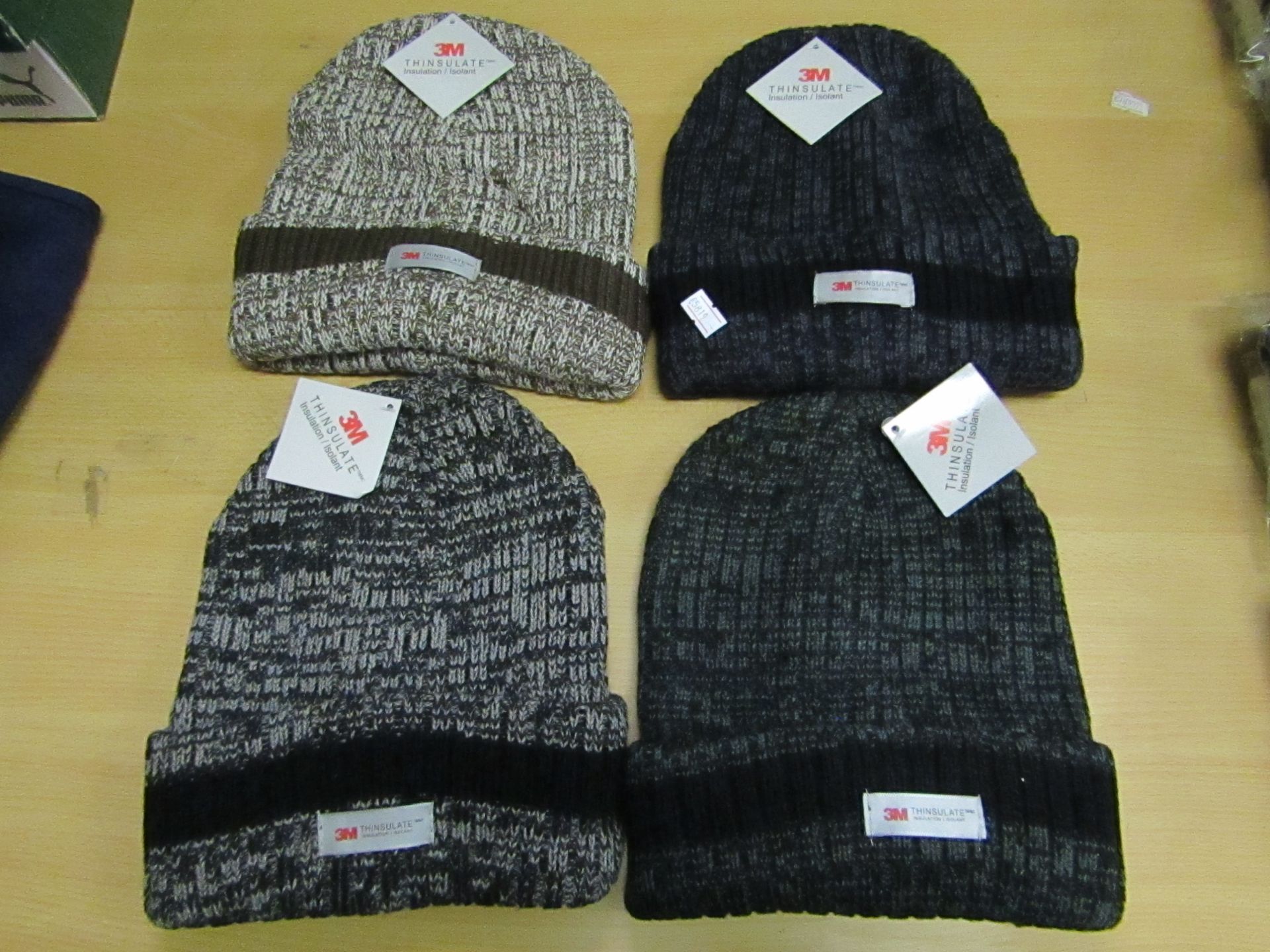4 X Heat Insulation hats 3M all new with Tags (see picture for colour & Design)