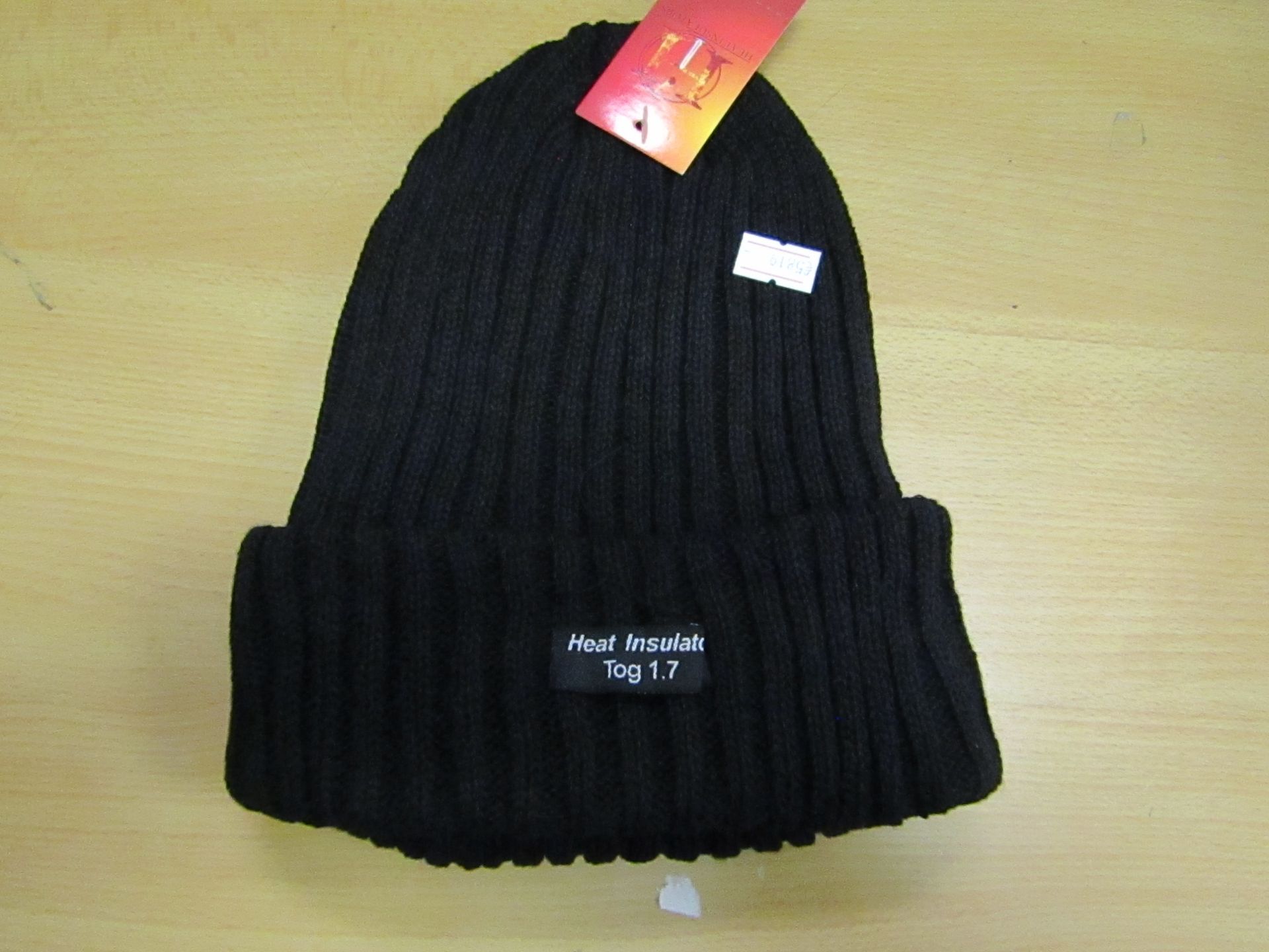 5 X Heat Insulation Boys hats Tog 1.7 all black in colour all new with tags