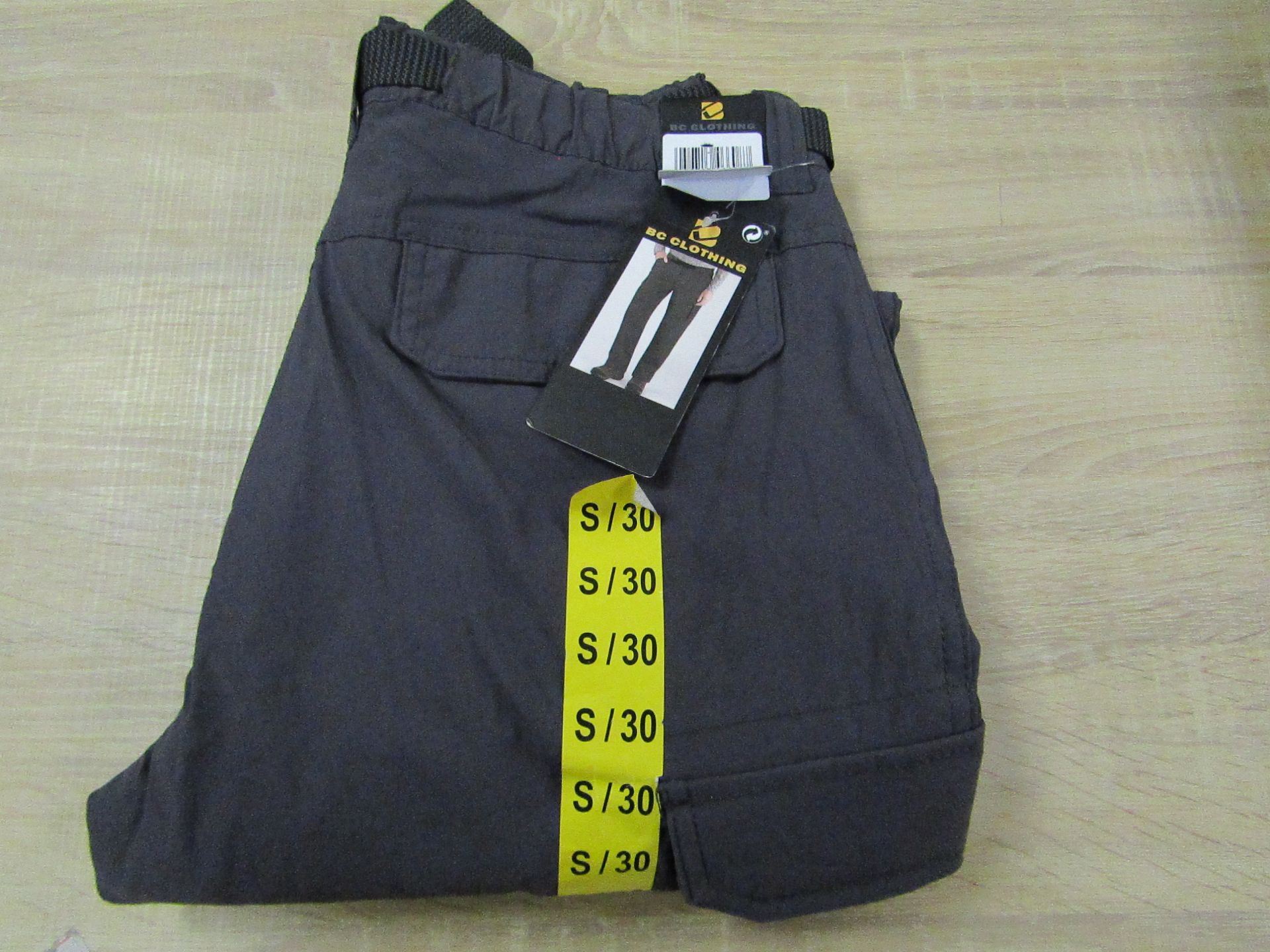 Bc Clothing Lined trousers Grey size S/30 New with Tags