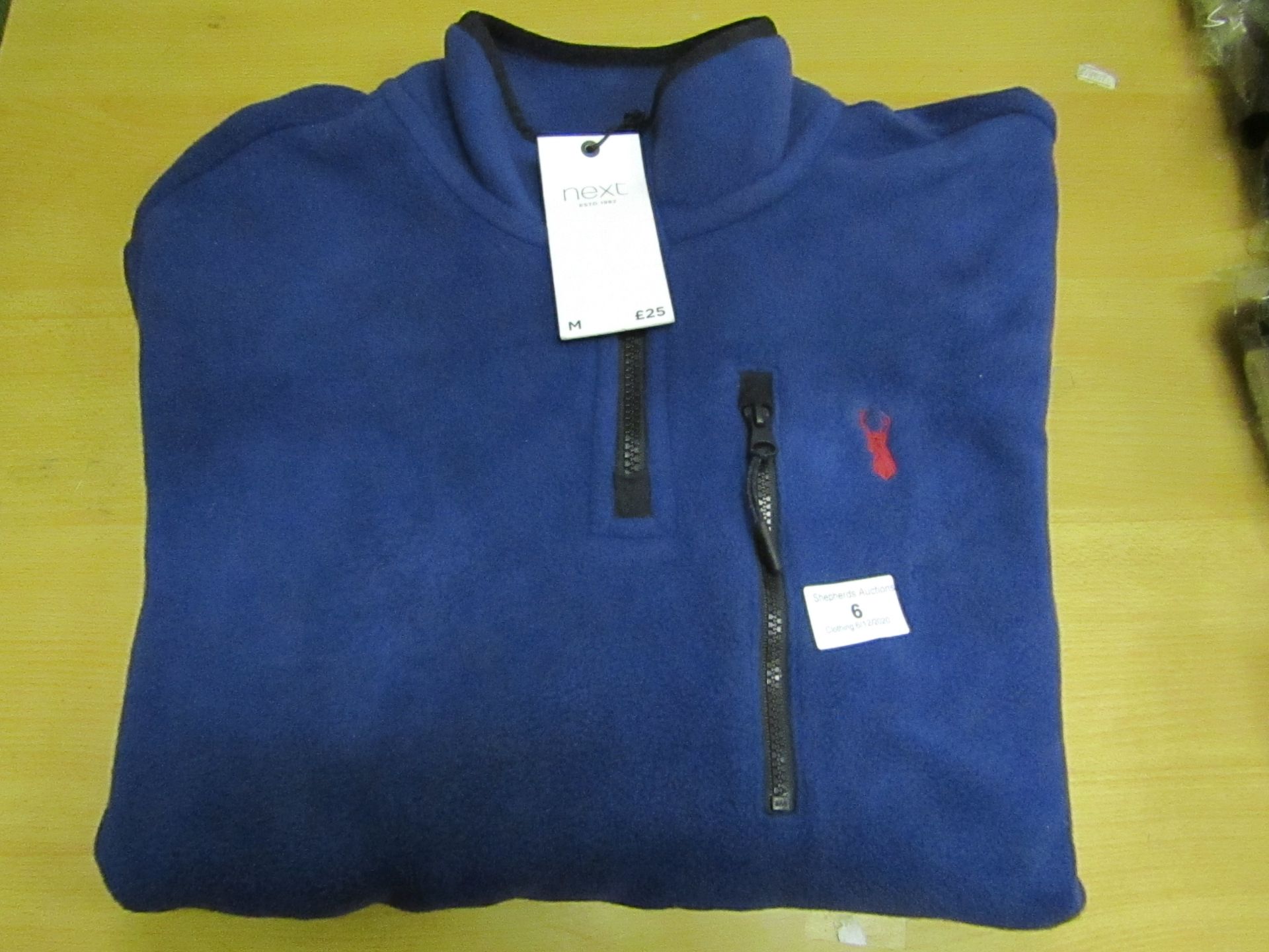Next Fleece Royal Blue size Med with tags