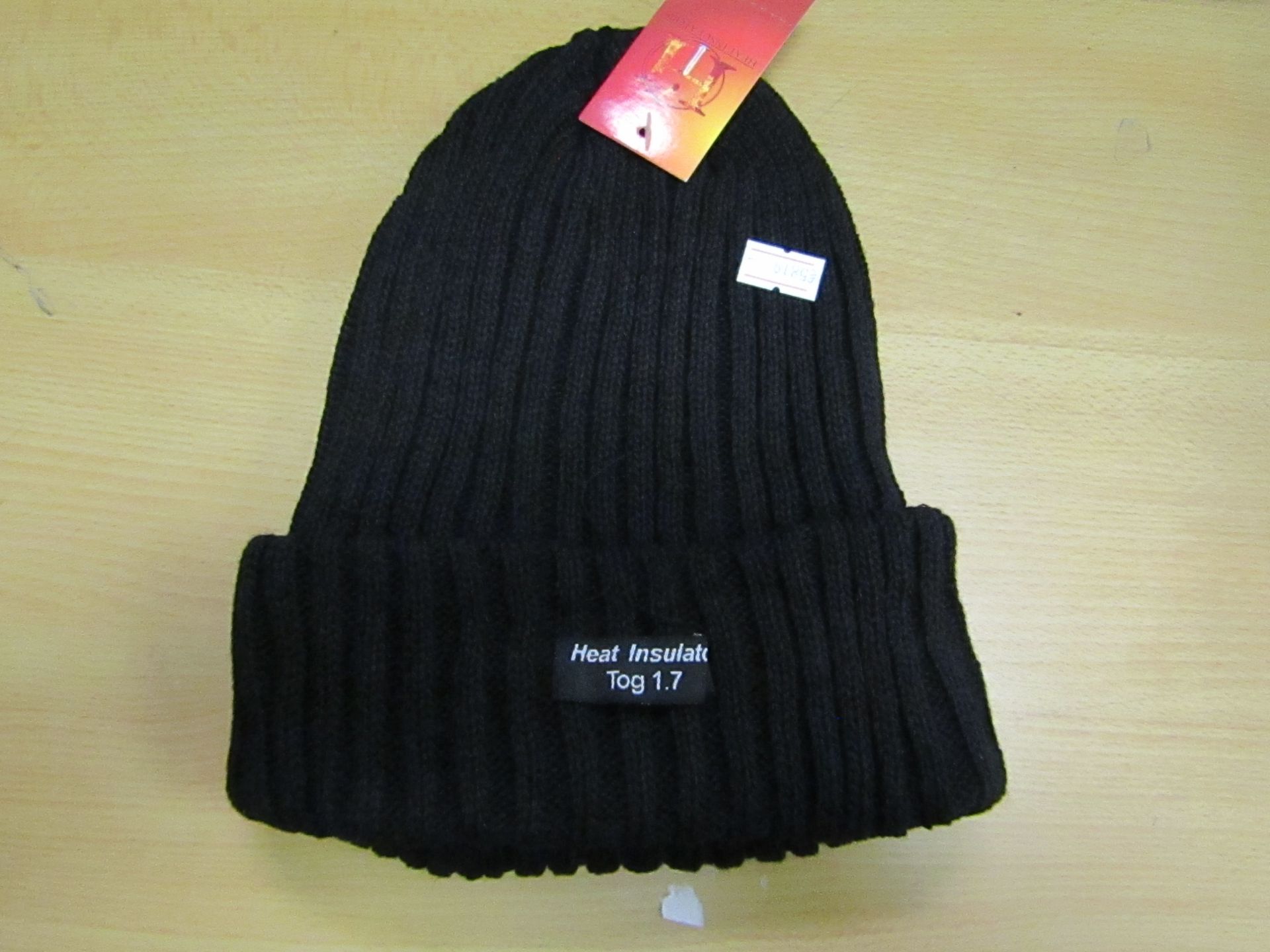 5 X Heat Insulation Boys hats Tog 1.7 all black in colour all new with tags