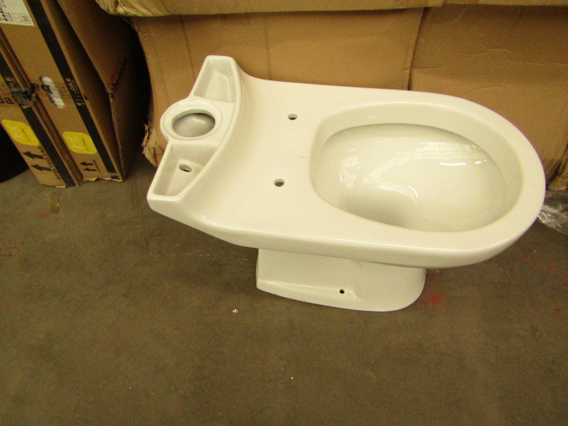 Victoria Plumb PAN1060 toilet pan, new and boxed.