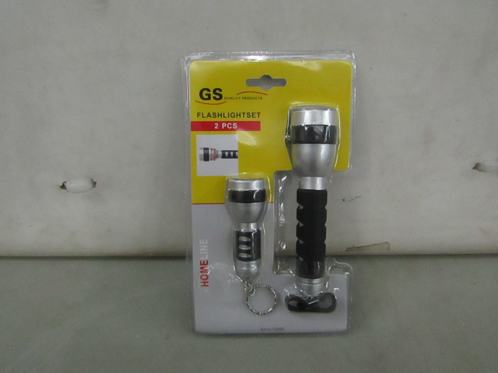 5x GS - Flashlight Set (2 Pieces) - Unused & Packaged.