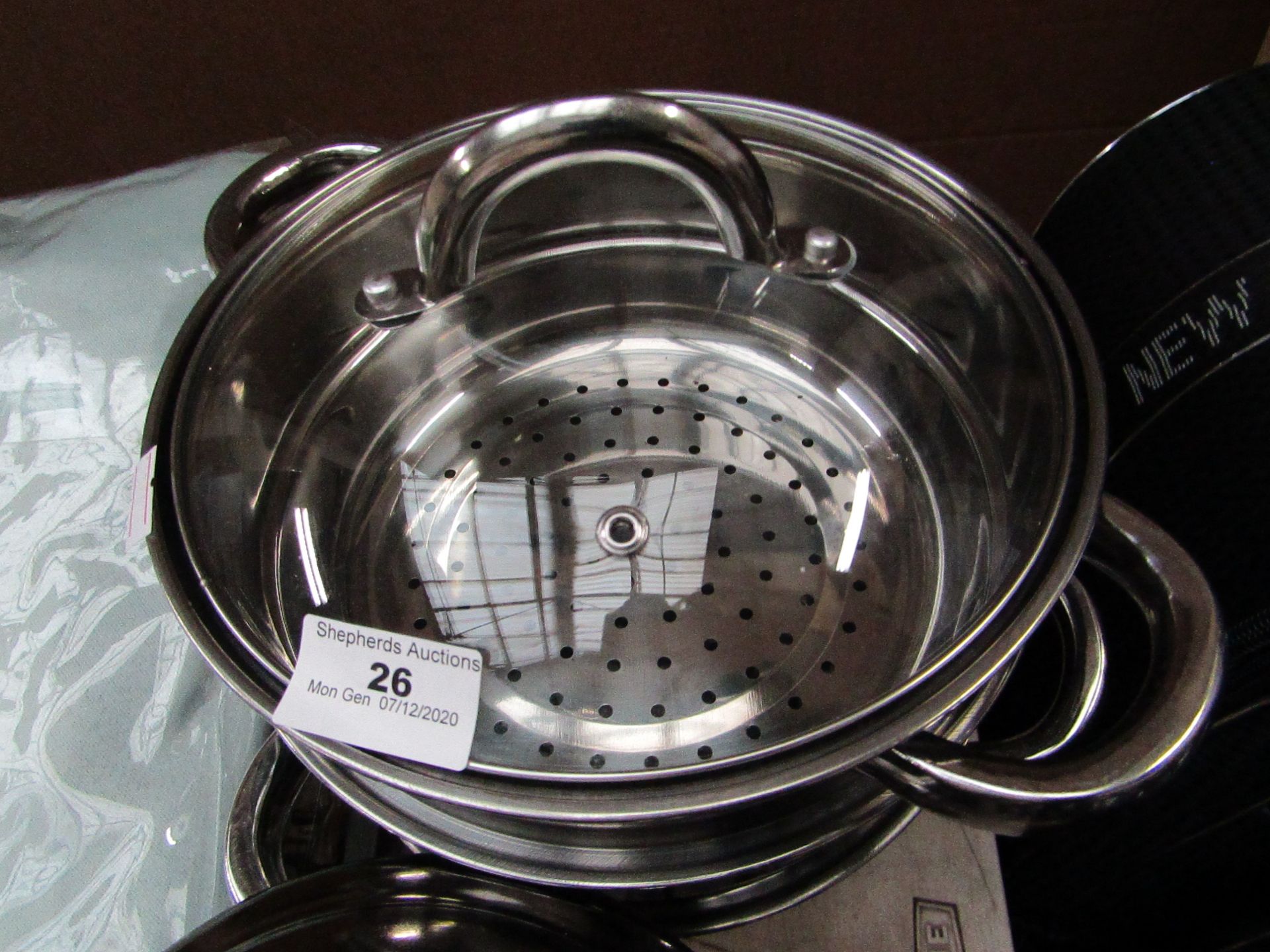 3 Piece Steamer Pan - Unpackaged.