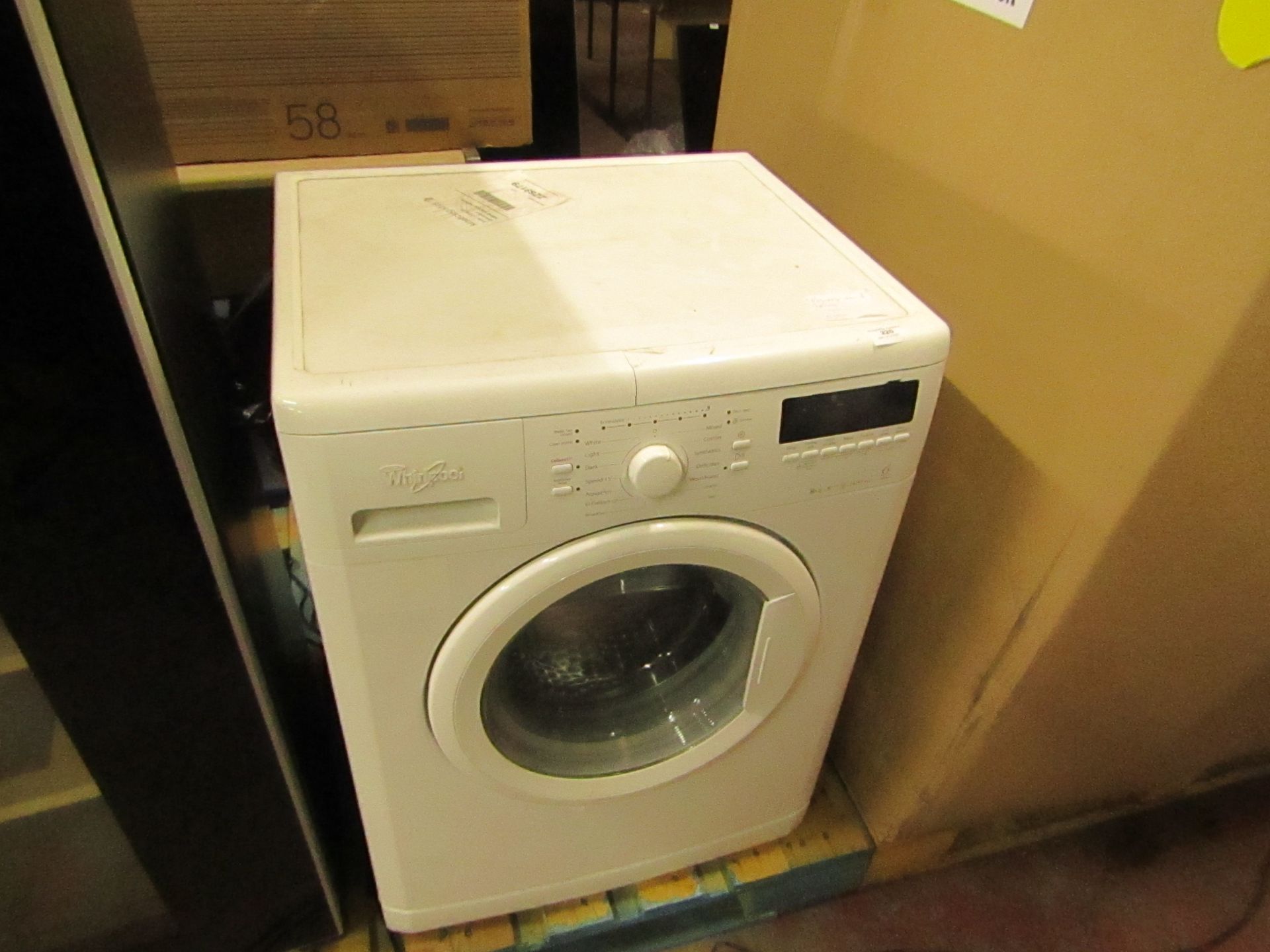 Whirlpool 8kg washer - 1400 rpm - Power On & Spins
