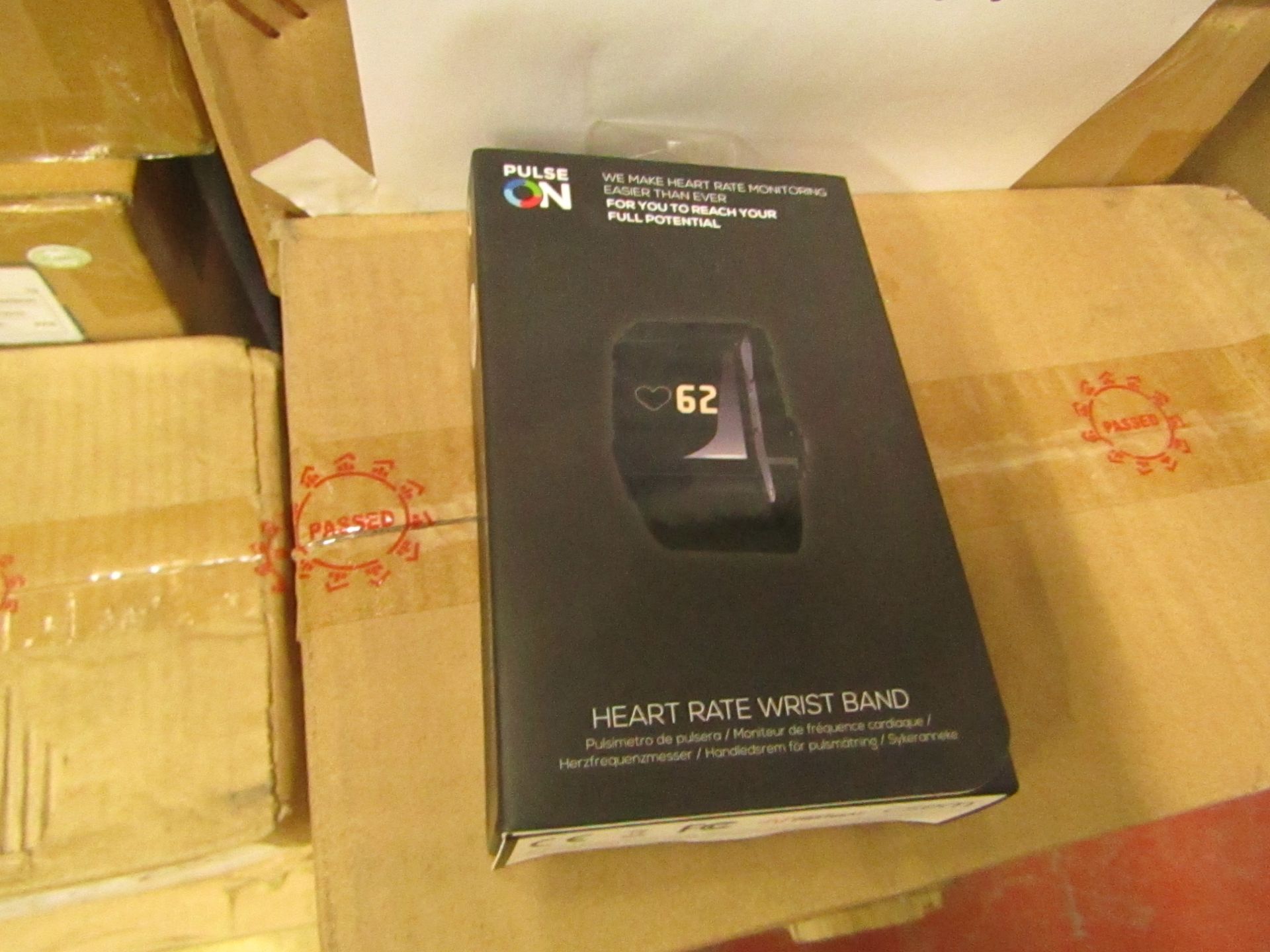 Pulse on heart rate wrist band - New & Boxed