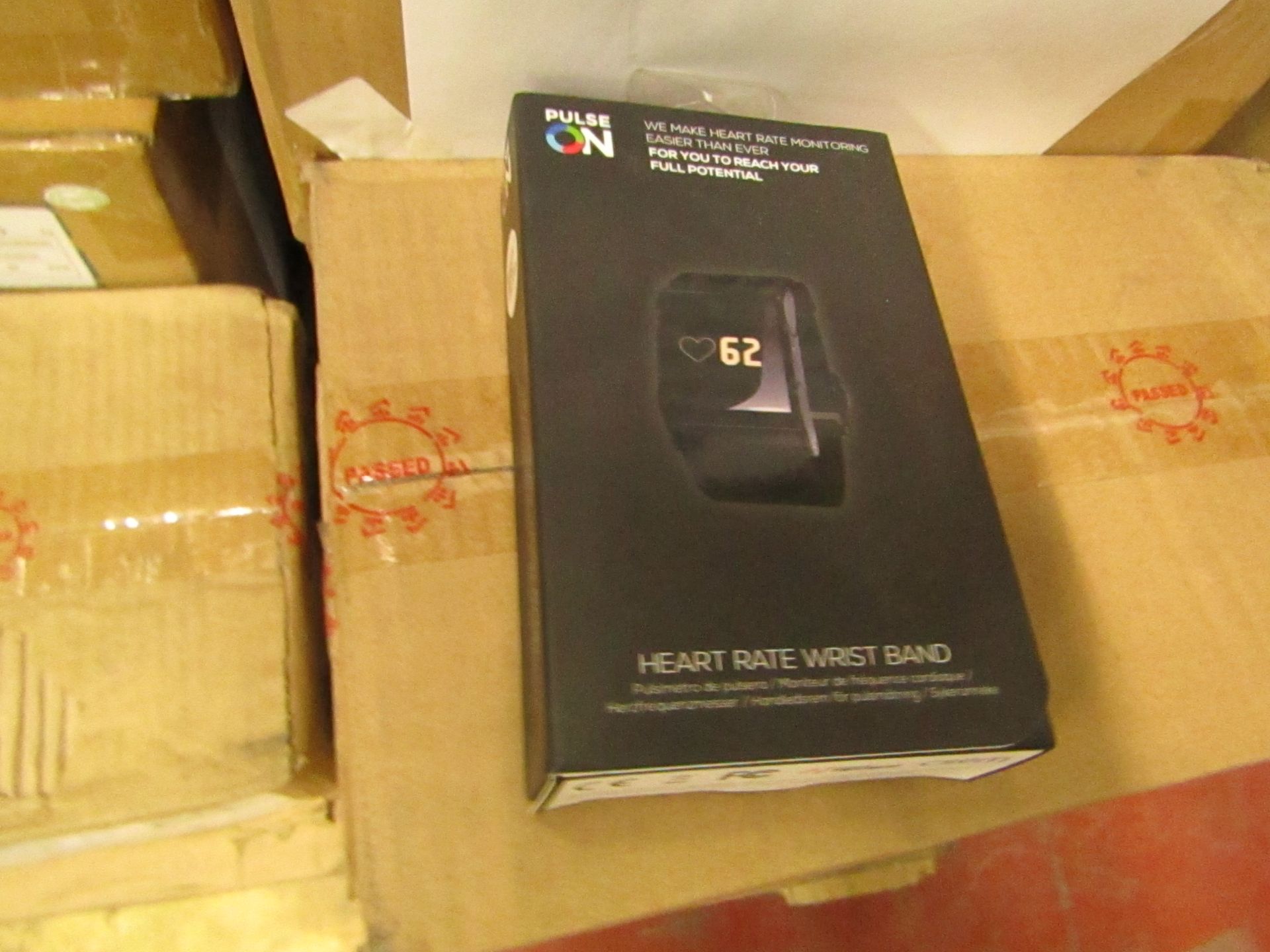 Pulse on heart rate wrist band - New & Boxed