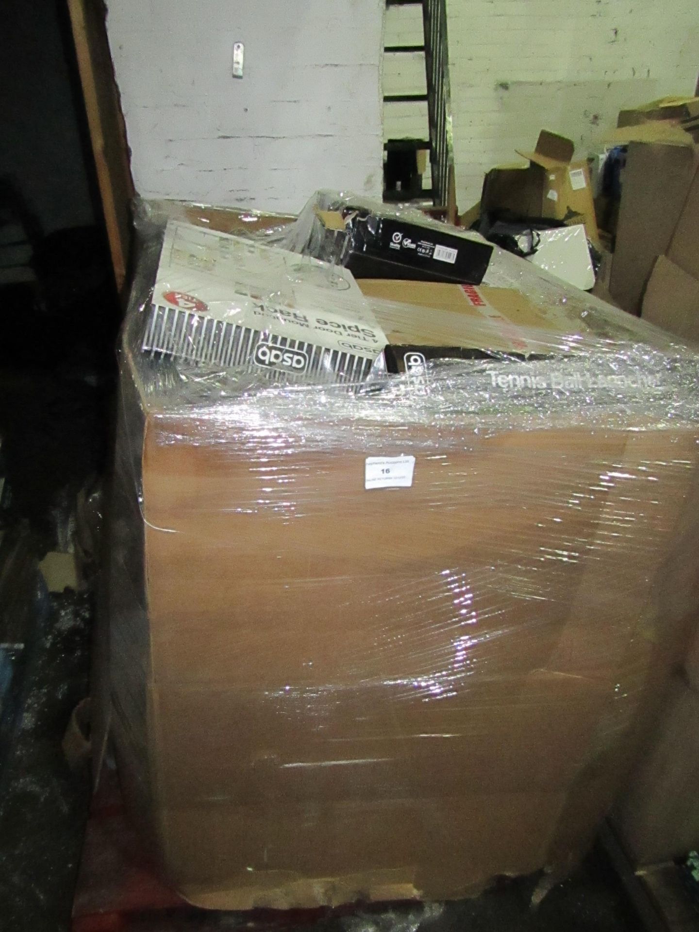 Pallet of Raw customer returns House hold items some are undelivered items and some will be