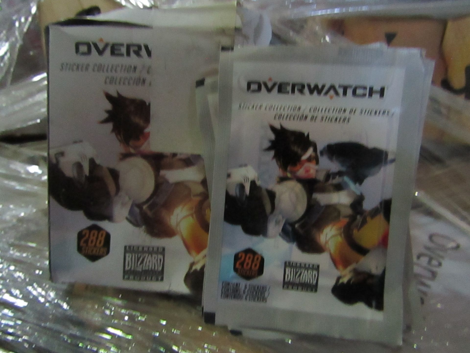 2x Pallets containing over 1000 boxes of Overwatch collectable stickers and over 1000 Overwatch - Image 2 of 2