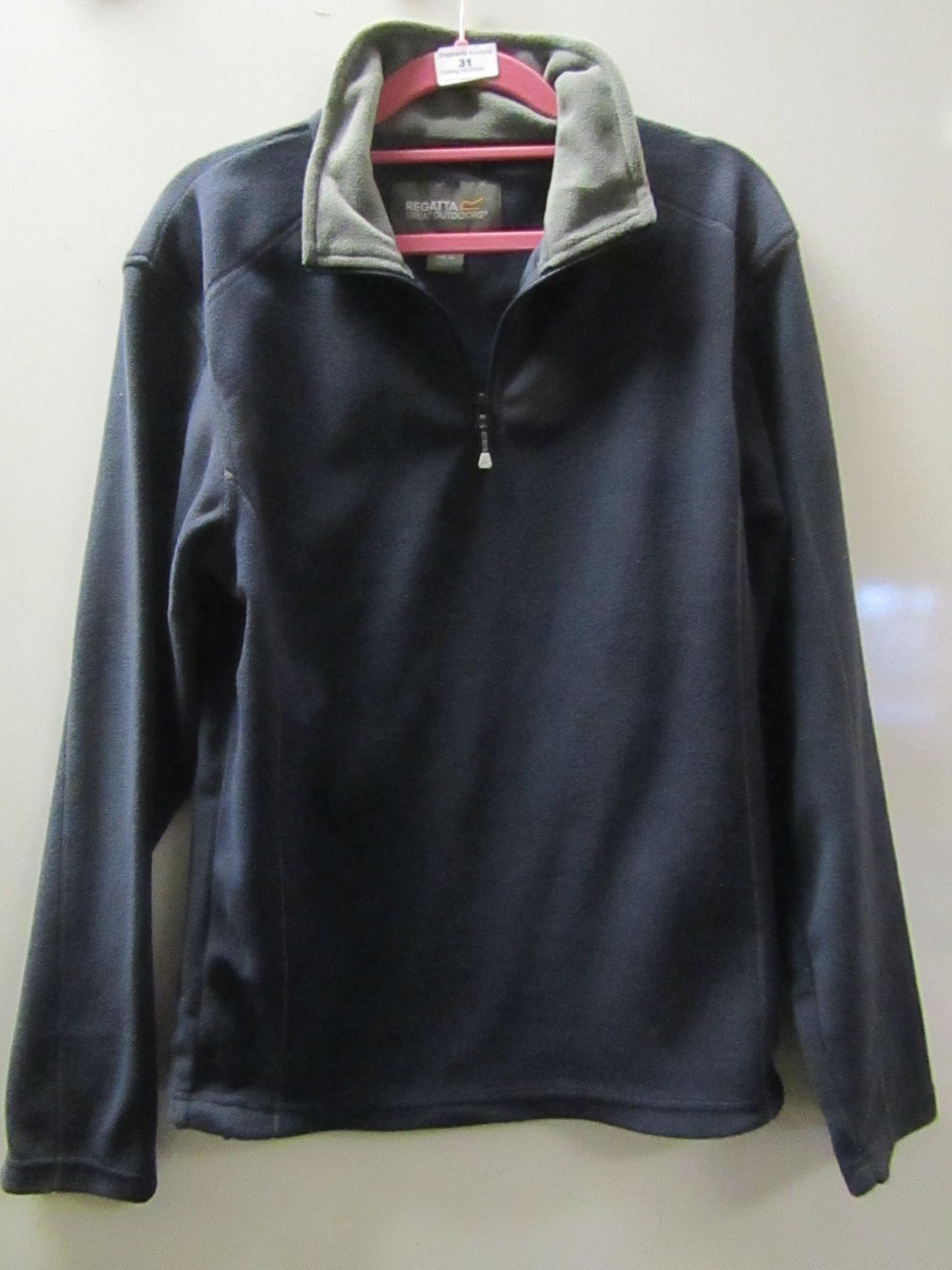 Regatta 1/4 Zip Fleece Navy/Grey Size X/S ( Unworn but slightly shop soiled )