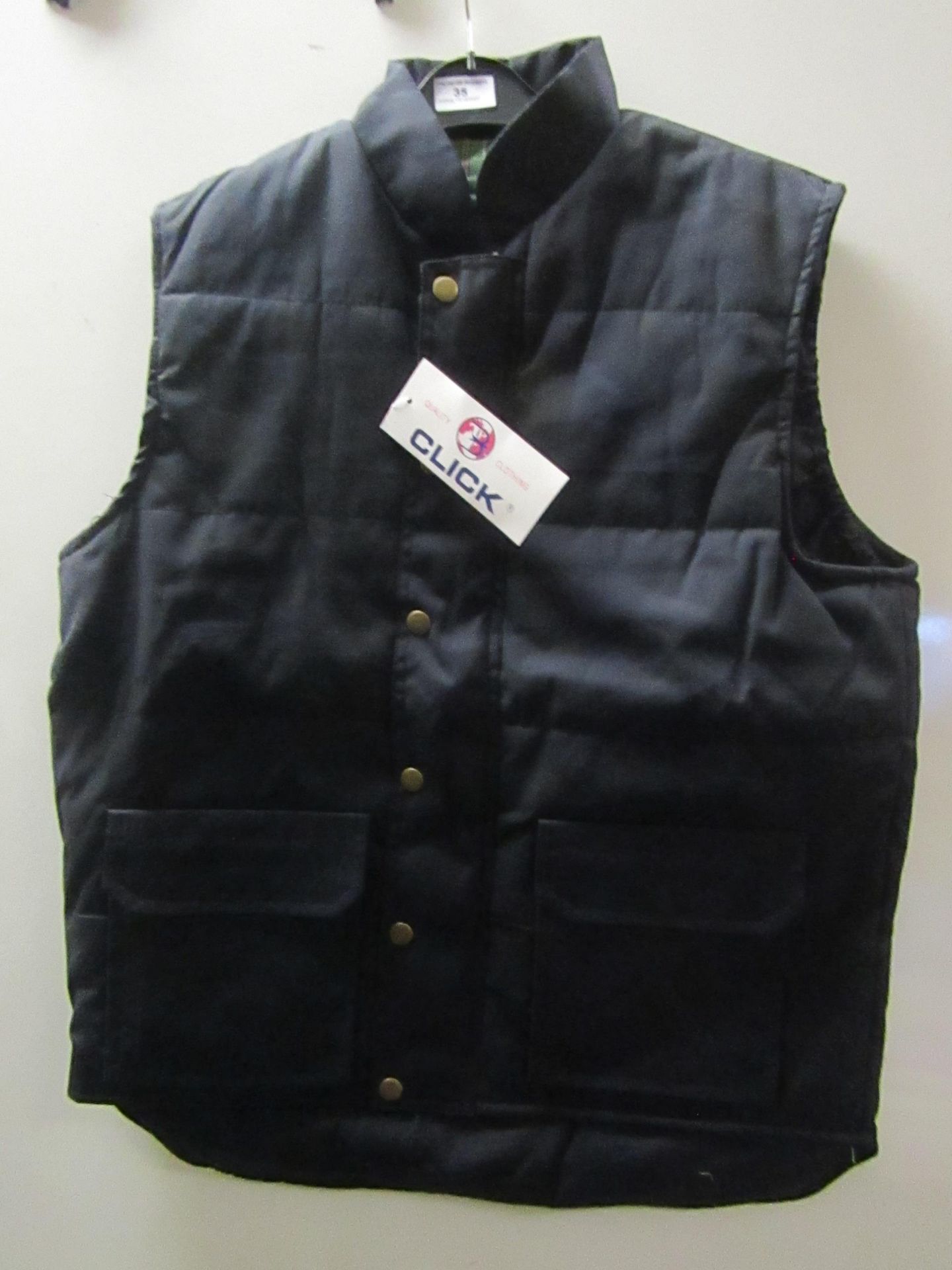 Click Body Warmer Navy size S New with Tags