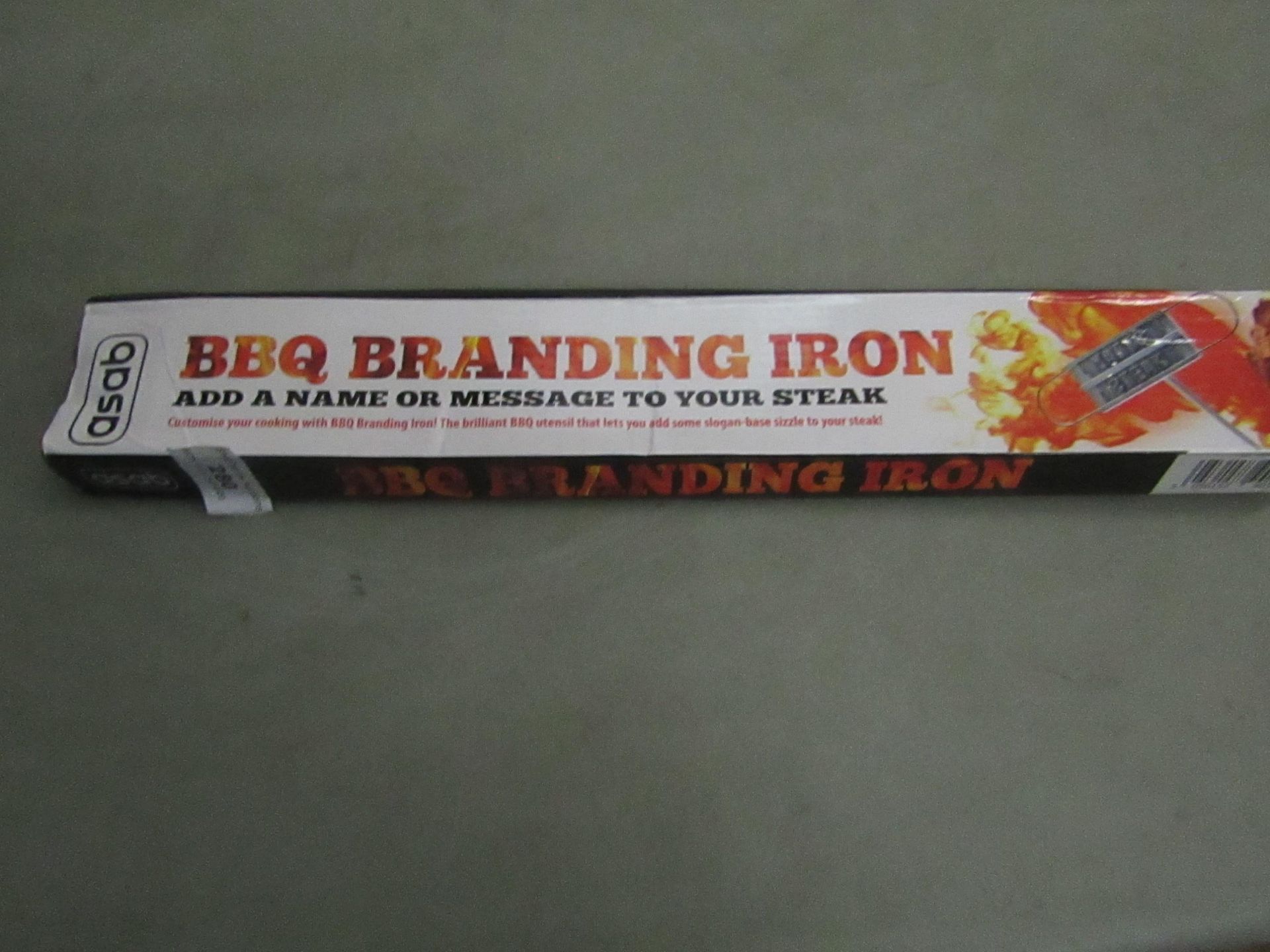 Asab - BBQ Branding Iron - Unchecked & Boxed.