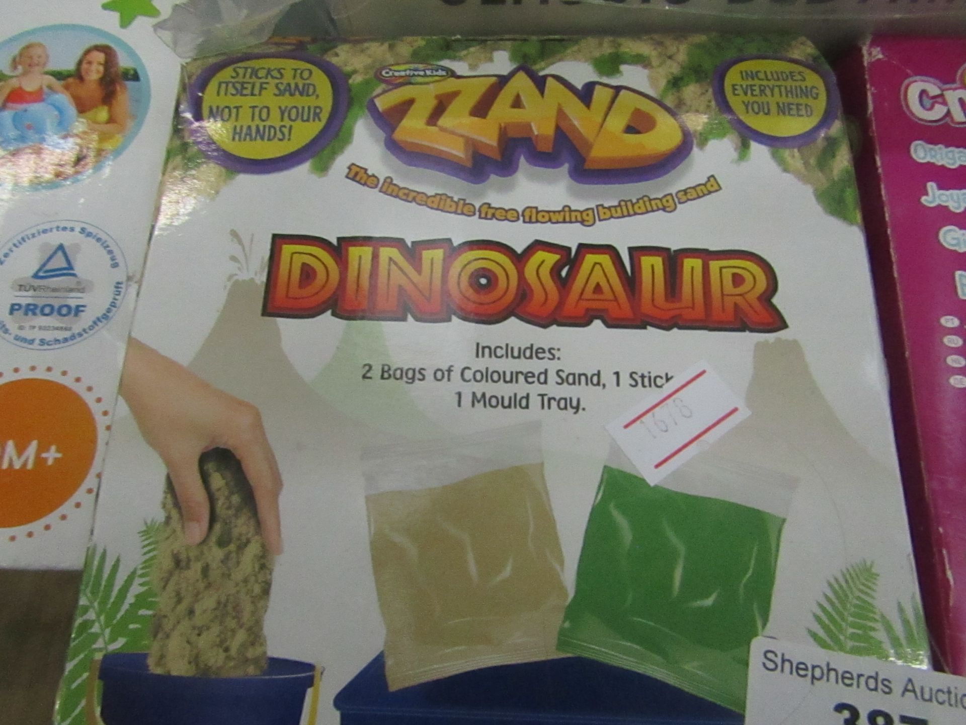 2x Zzand - Dinosaur Sand - Unused & Boxed.