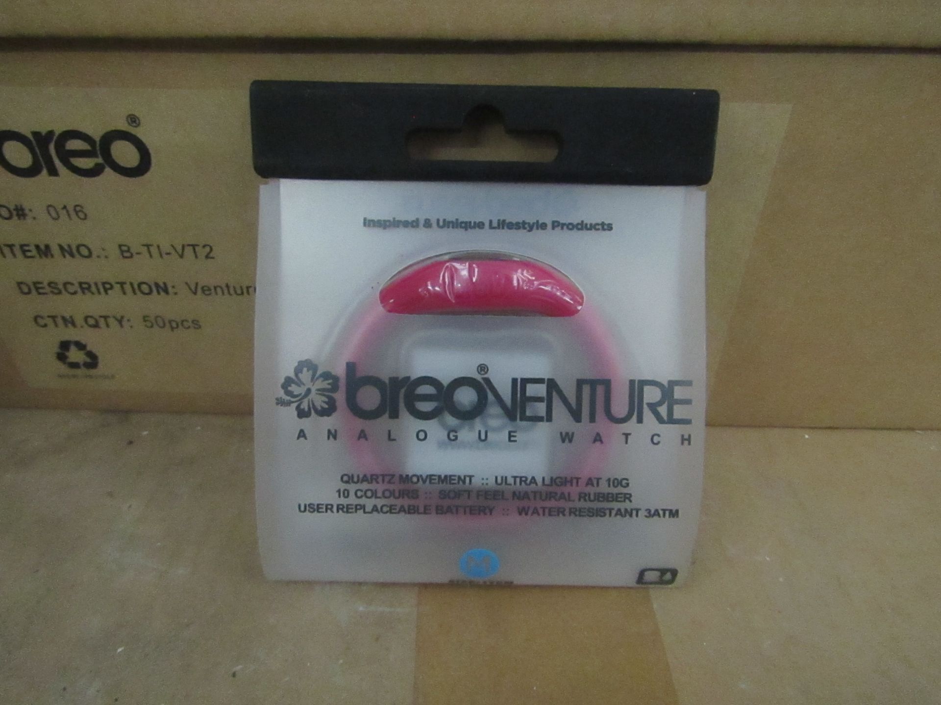 50x Breo - Venture Red Watch - Unused & Boxed.
