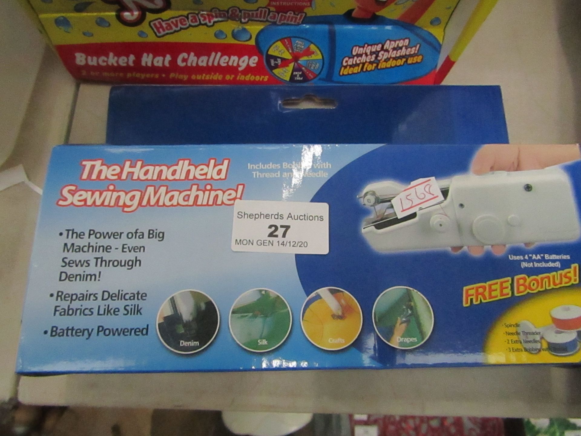 Handheld Sewing Machine - Unchecked & Boxed.