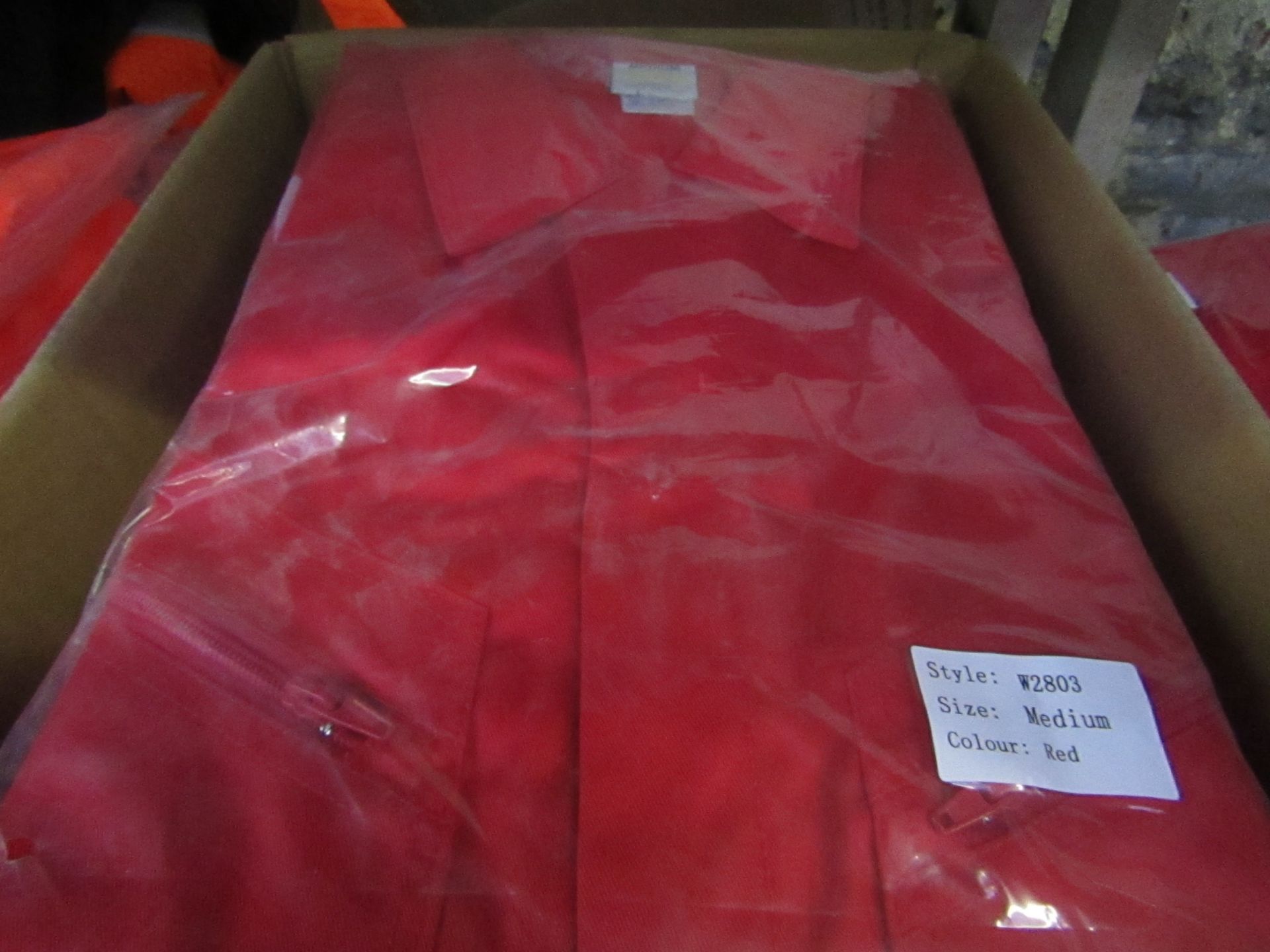 Black Knight - Red Boilersuit - Size Medium - All Packaged.