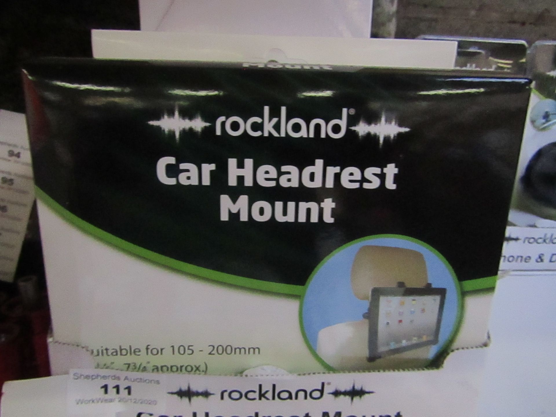 2x Rockland - Car Headrest Mount - New & Boxed.