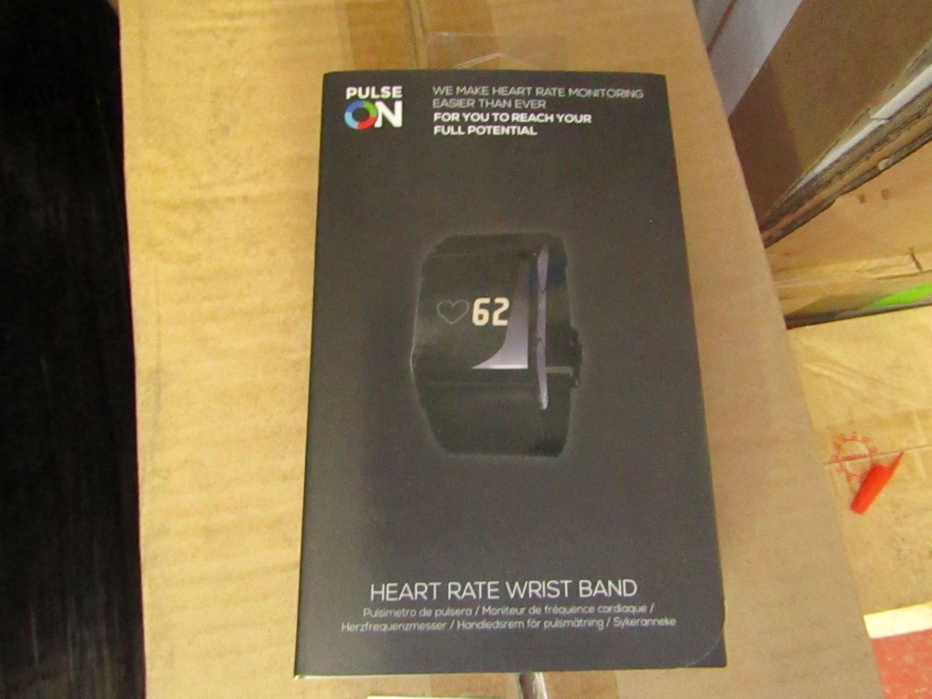 Pulse on heart rate wrist band - New & Boxed